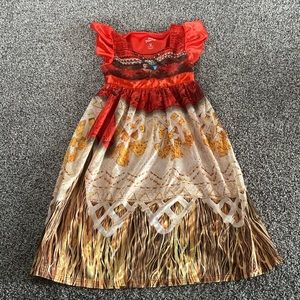 Disney Moana dress size 4T